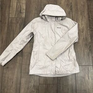 Marmot Silver Hooded Pre-Cip Rain Jacket (M)